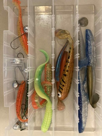 Sett med jigger og shad